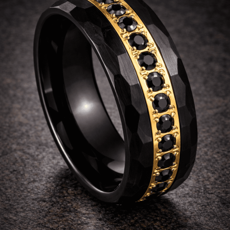 Onyx Dominion Tungsten Band 8mm