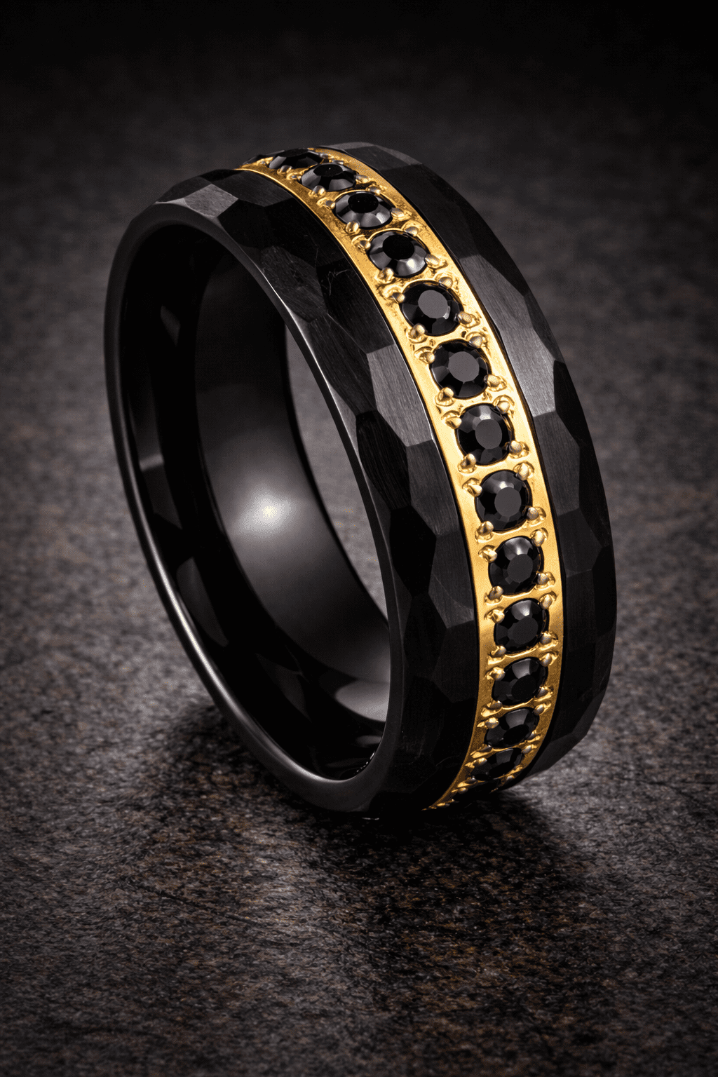 Onyx Dominion Tungsten Band 8mm
