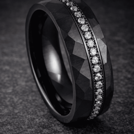 Ares Hammered Tungsten 8mm Band