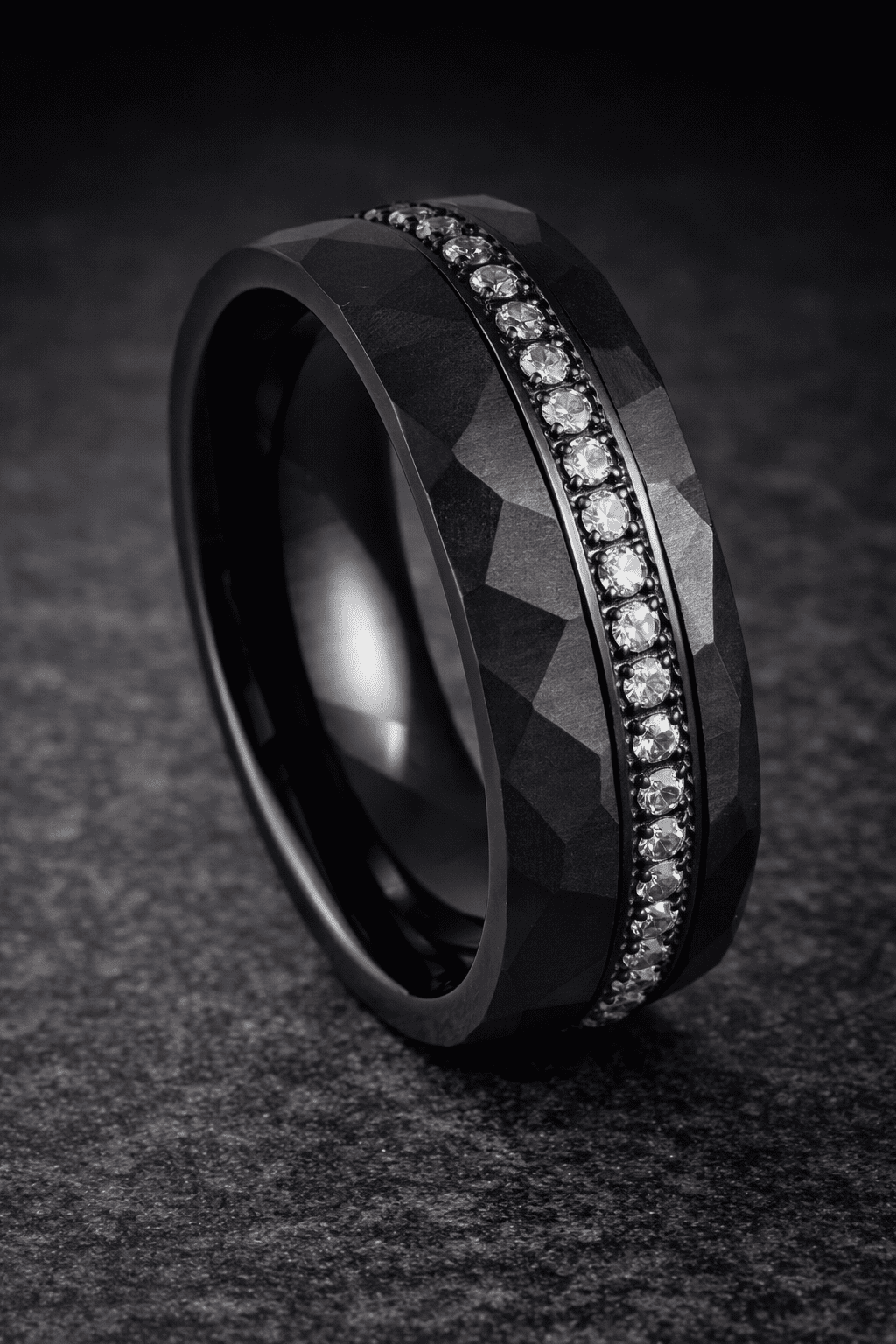 Ares Hammered Tungsten 8mm Band