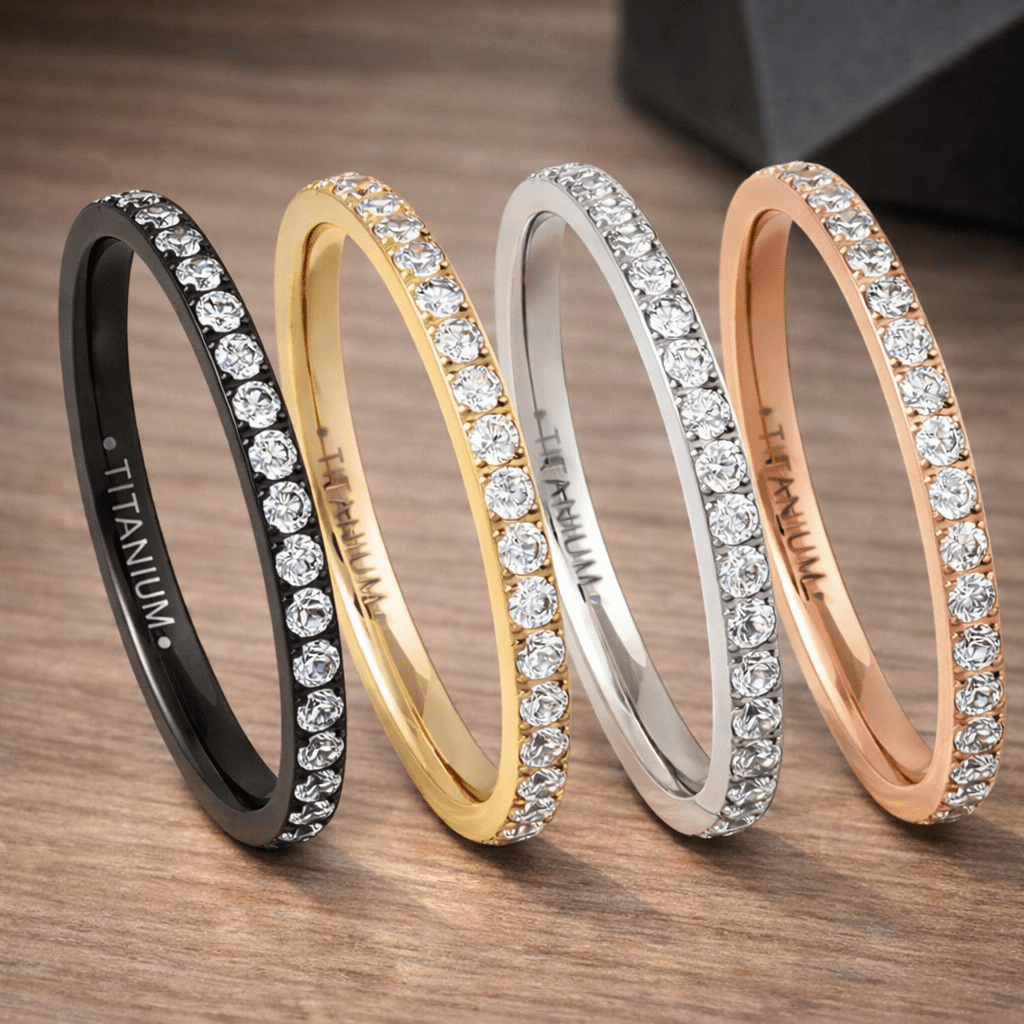 Helena Slim Eternity Titanium Band 2mm